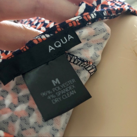 AQUA Cold Shoulder Skater Dress - Picture 4 of 4